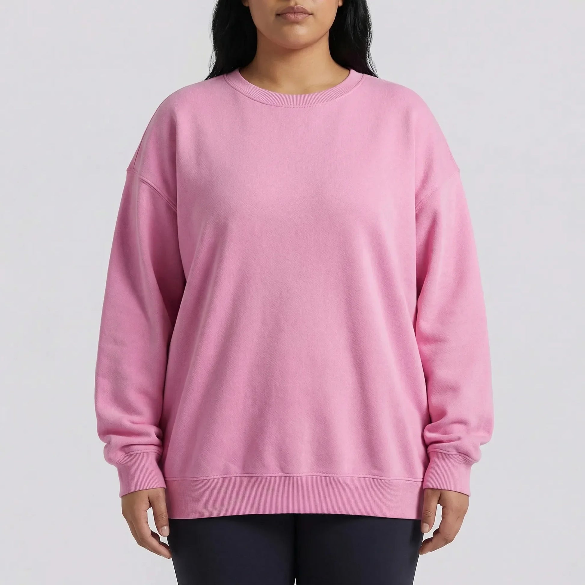 Oversize Sweatshirt Mit Rundhalsausschnitt - Christy