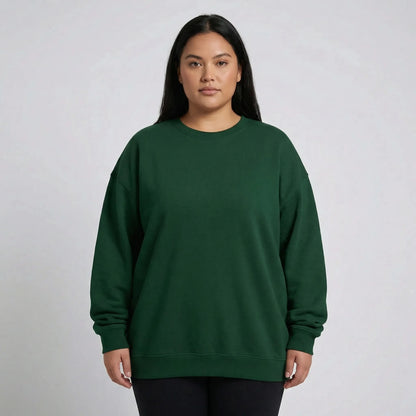 Oversize Sweatshirt Mit Rundhalsausschnitt - Christy