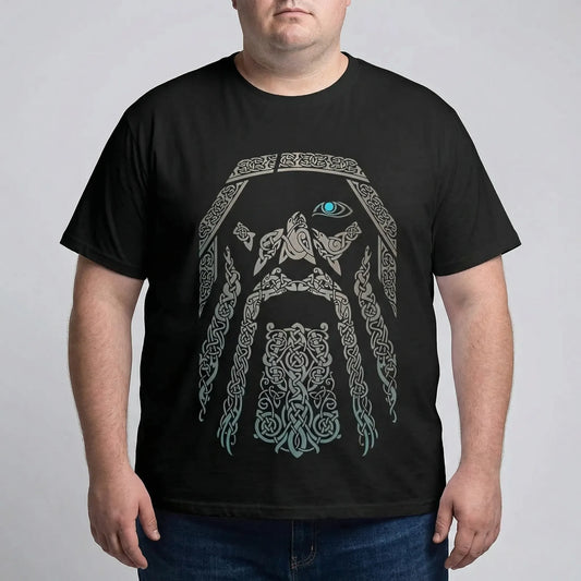 Oversize T-Shirt Mit Nordischem Print - Calvin