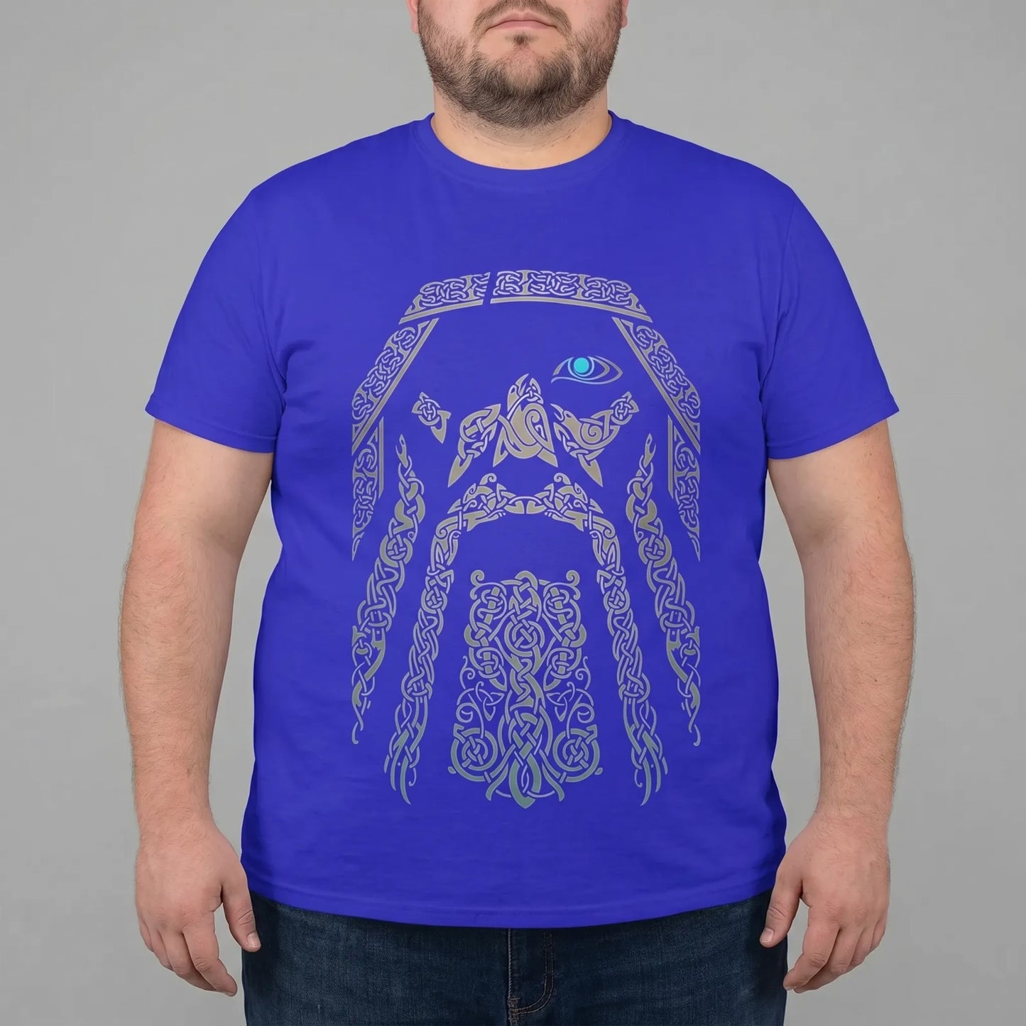 Oversize T-Shirt Mit Nordischem Print - Calvin
