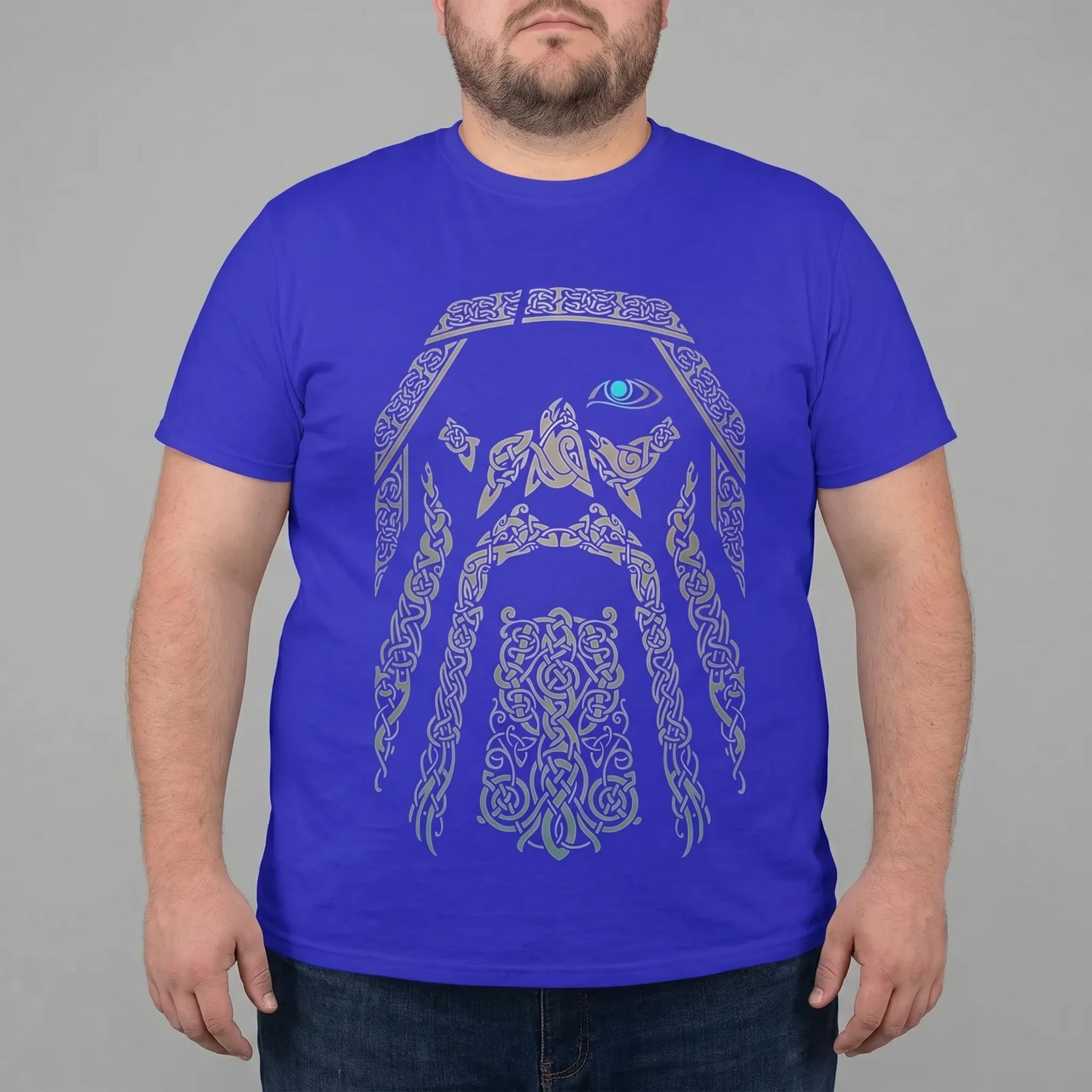 Oversize T-Shirt Mit Nordischem Print - Calvin