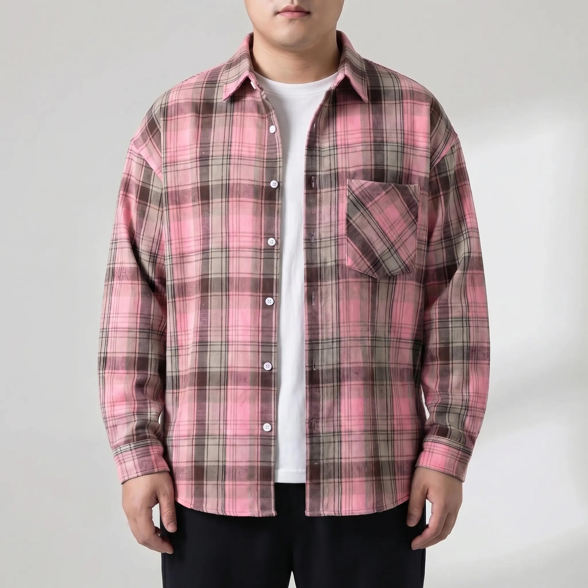 Oversized-Langarmhemd Mit Karomuster - Raymond