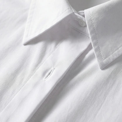 Oversized Blouse Met Omgeslagen Kraag - Blanca