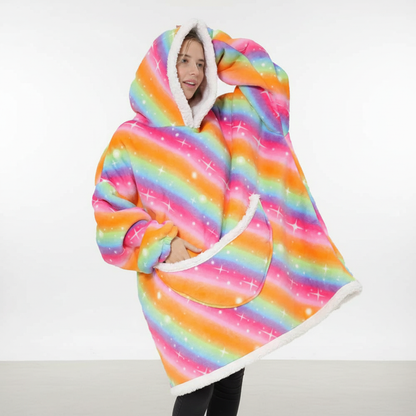 Oversized Fleece-Decke - SnuggleHood