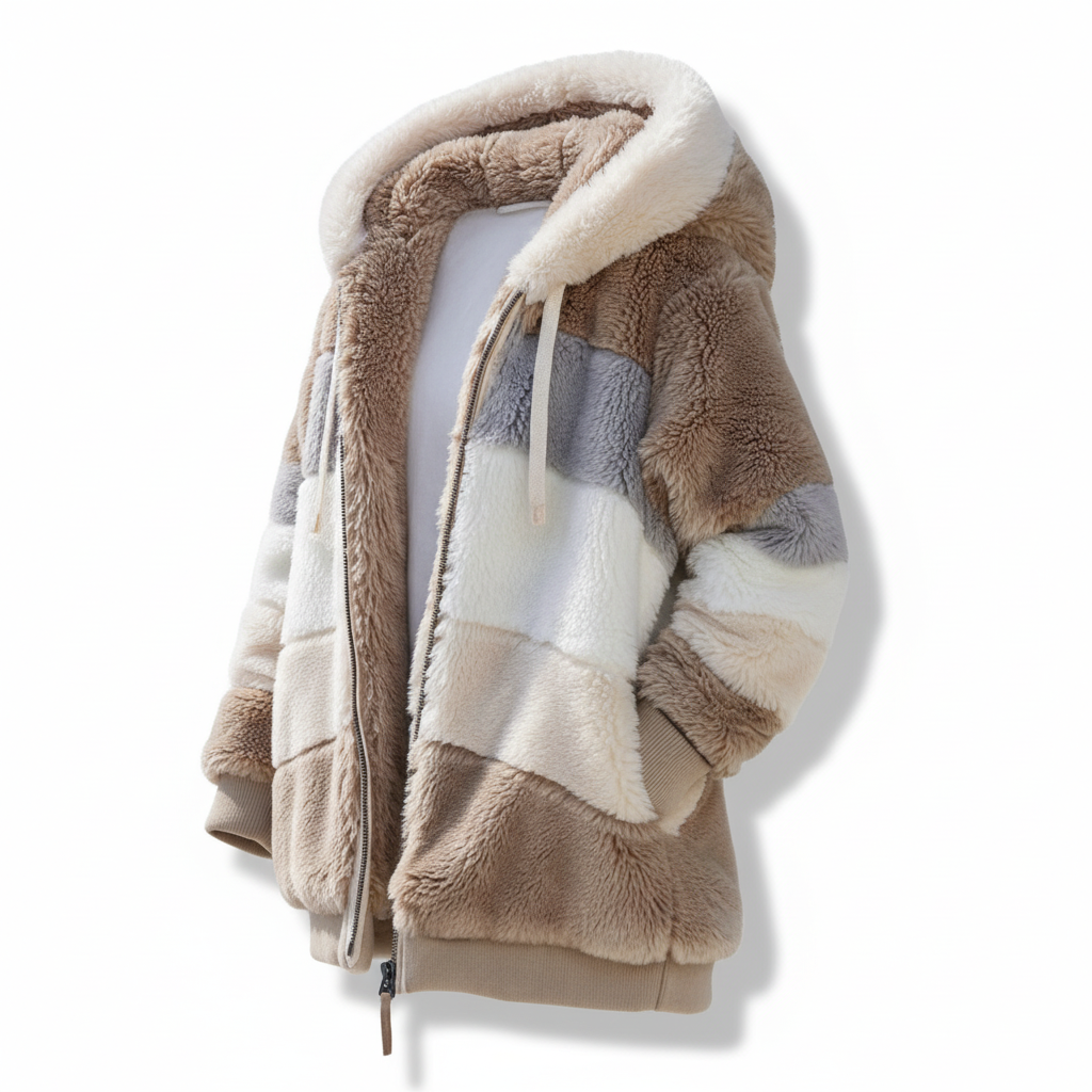 Oversized Fleece-Weste -  Julia