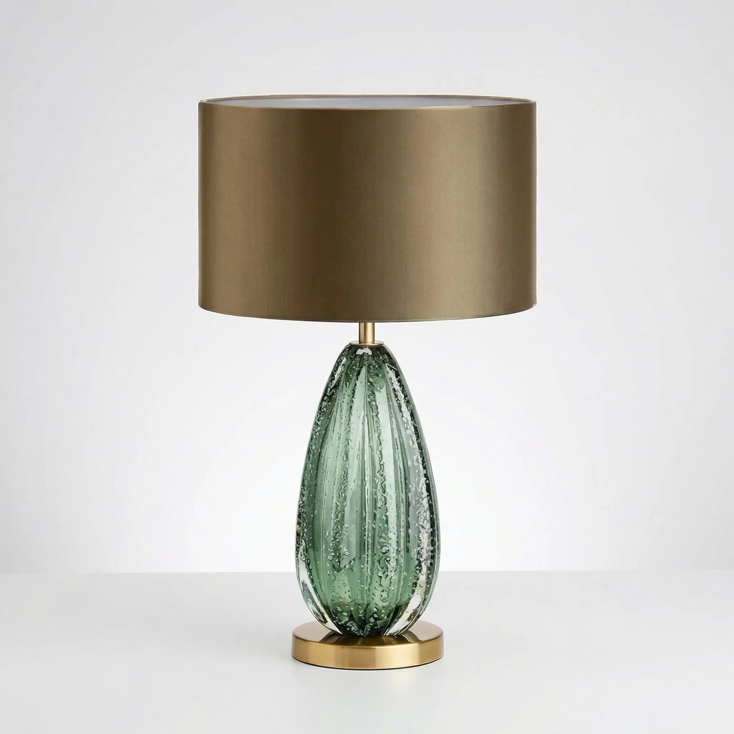 Oversized Glass Base Table Lamp -  Glacielle