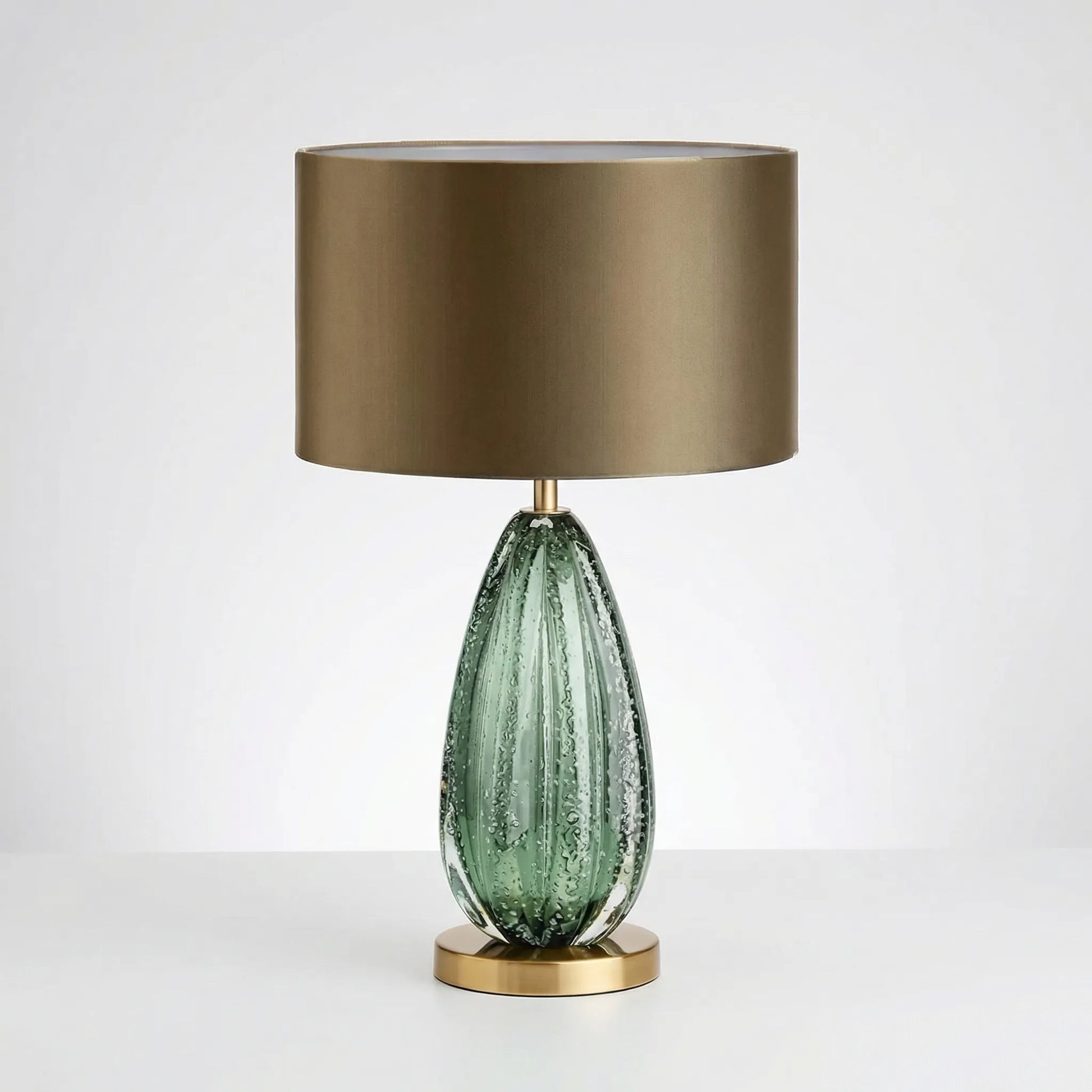 Oversized Glass Base Table Lamp -  Glacielle