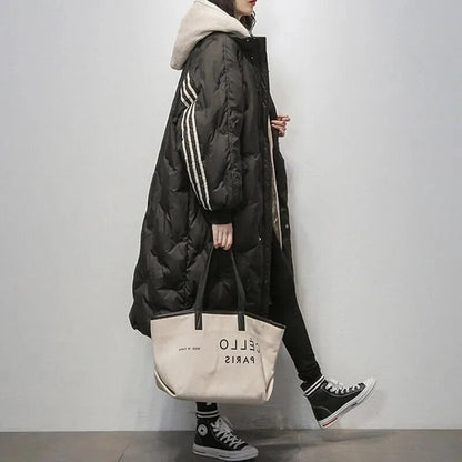 Oversized Quilted Coat For Women - Kimberly