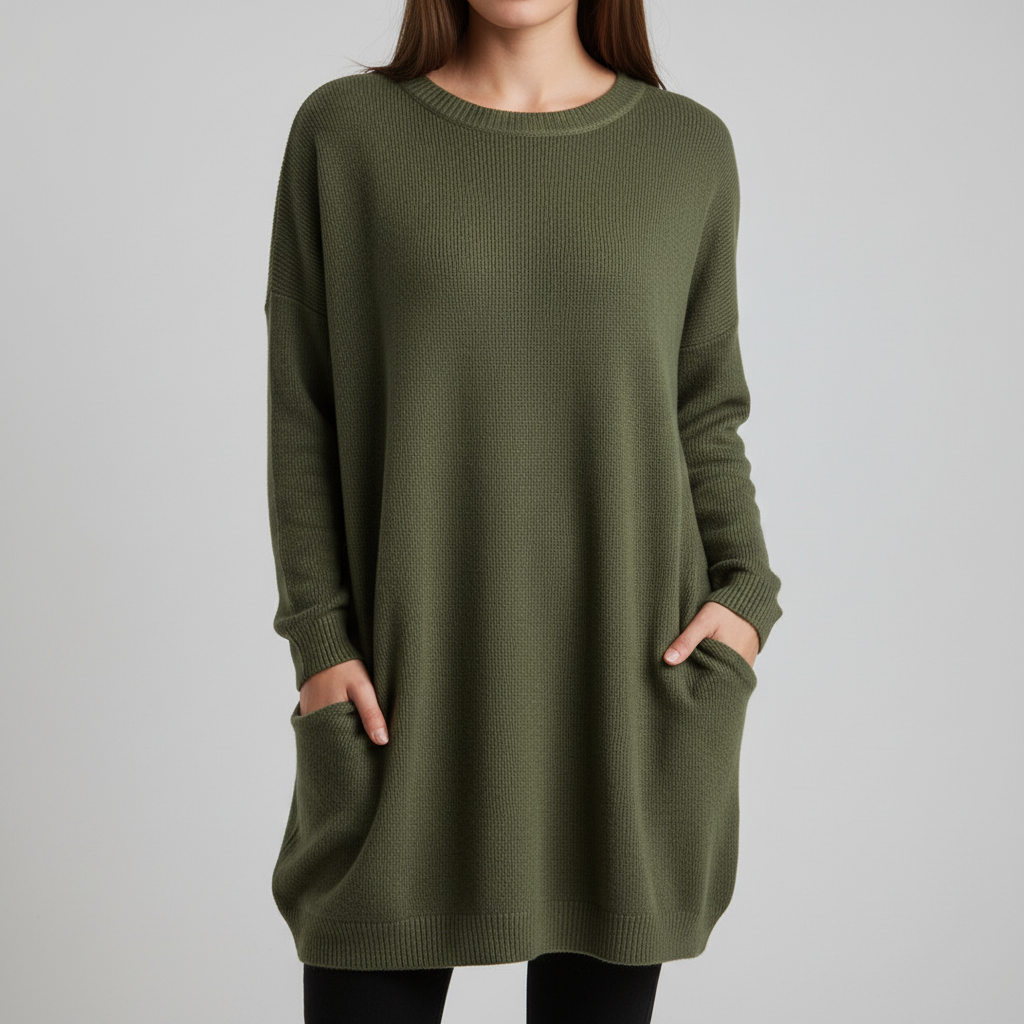 Oversized Schnitt Damenpullover - Marlene