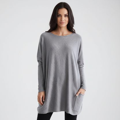 Oversized Schnitt Damenpullover - Marlene
