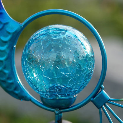 Peacock-Shaped Solar Stake Light -  Plumara