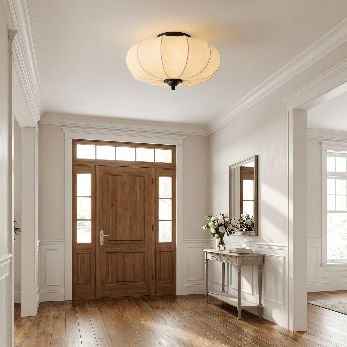 Petal-Shaped Flush Ceiling Light -  Lumvella