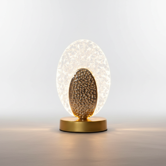 Pfaueninspiriertes Tischlicht - AureaFeather