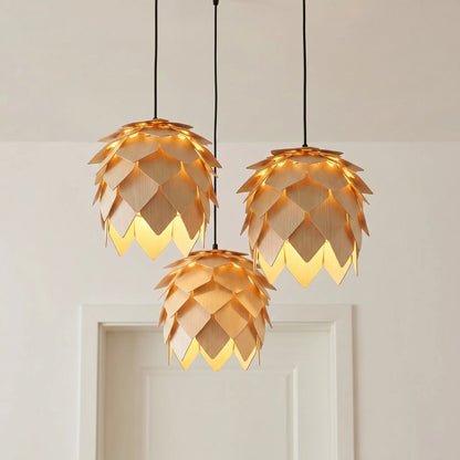 Pine Cone Shaped Pendant Lamp -  Pinecroft