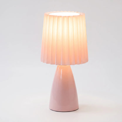 Pleated Fabric Shade Table Lamp -  Lumeplé