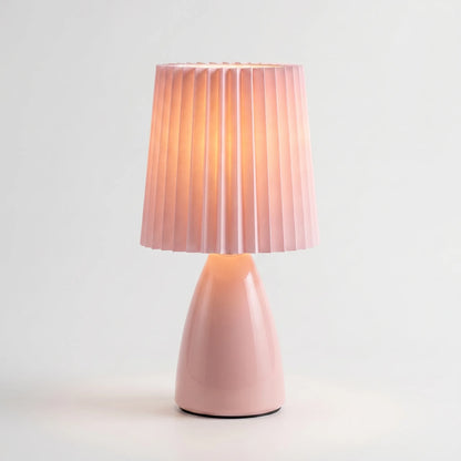 Pleated Fabric Shade Table Lamp -  Lumeplé