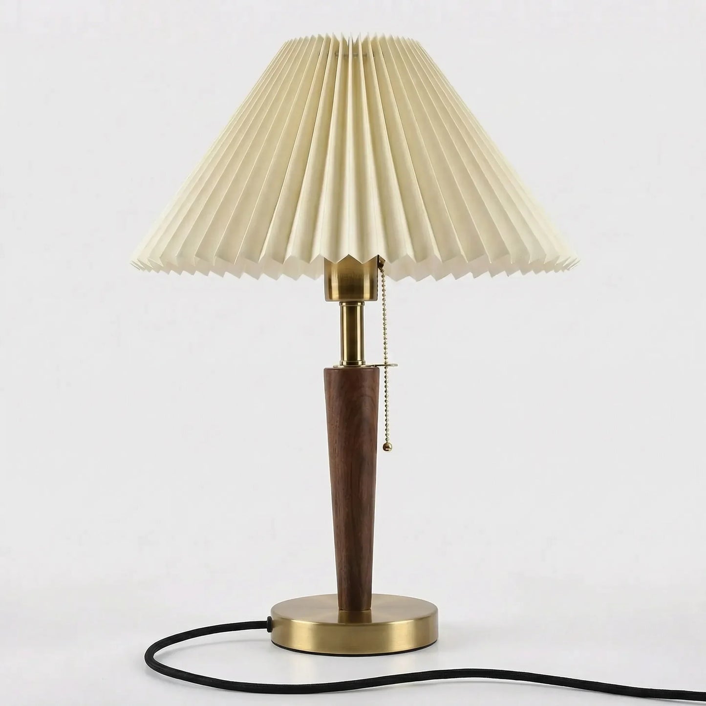 Pleated Shade Retro Table Lamp -  Plyssera