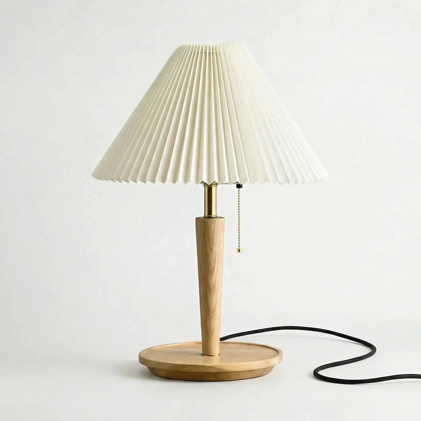 Pleated Shade Retro Table Lamp -  Plyssera