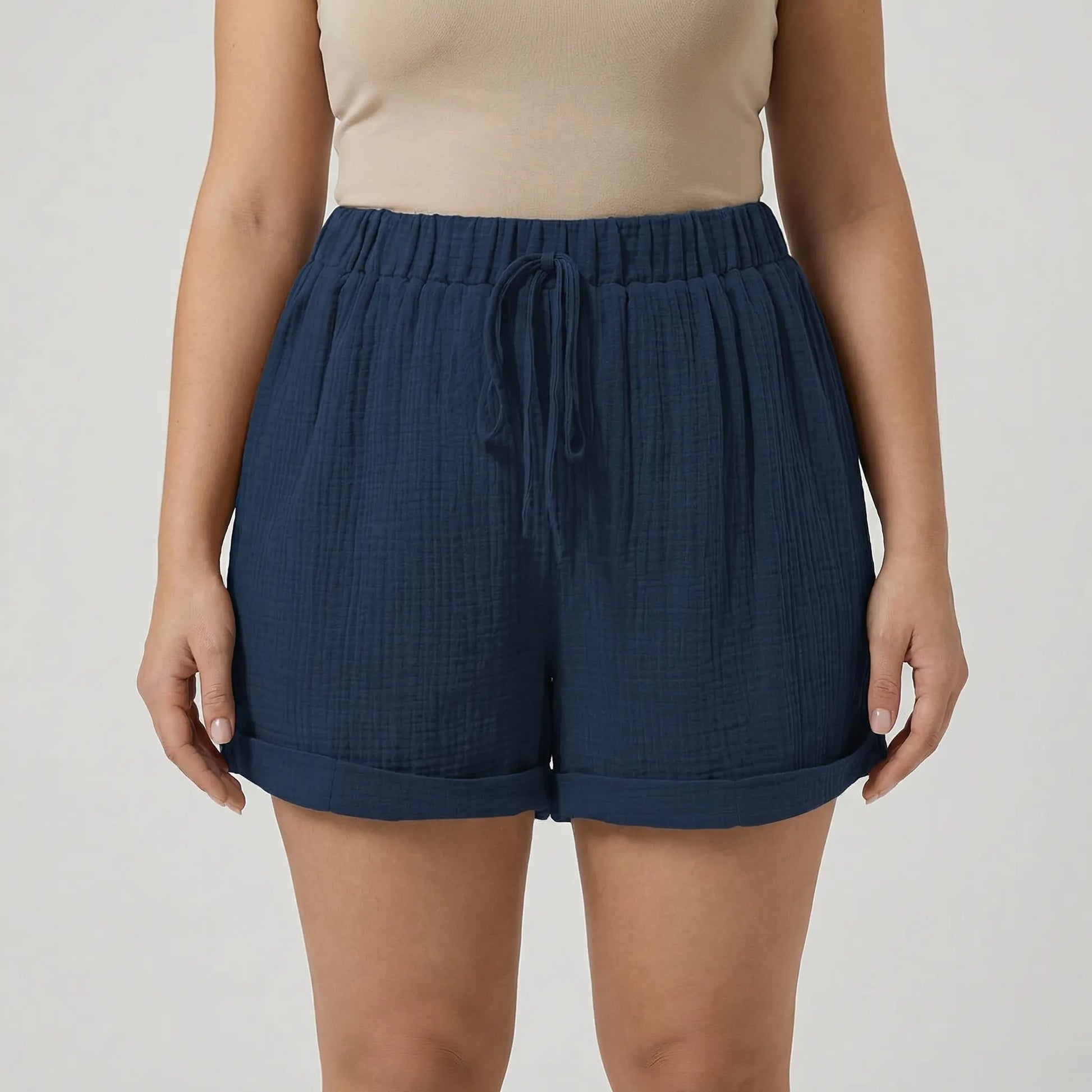 Plus-Size-Shorts Mit Lockerer Passform - Amber