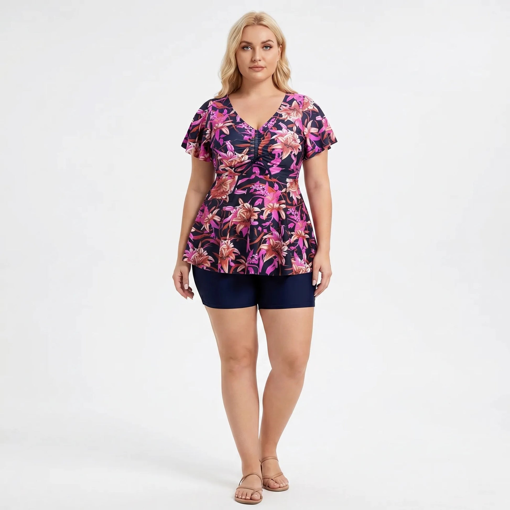 Plus Size Bikini Set - Catherine