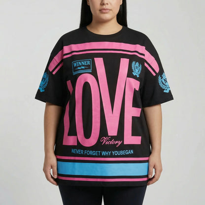 Plus Size Rundhals-T-Shirt - Patricia