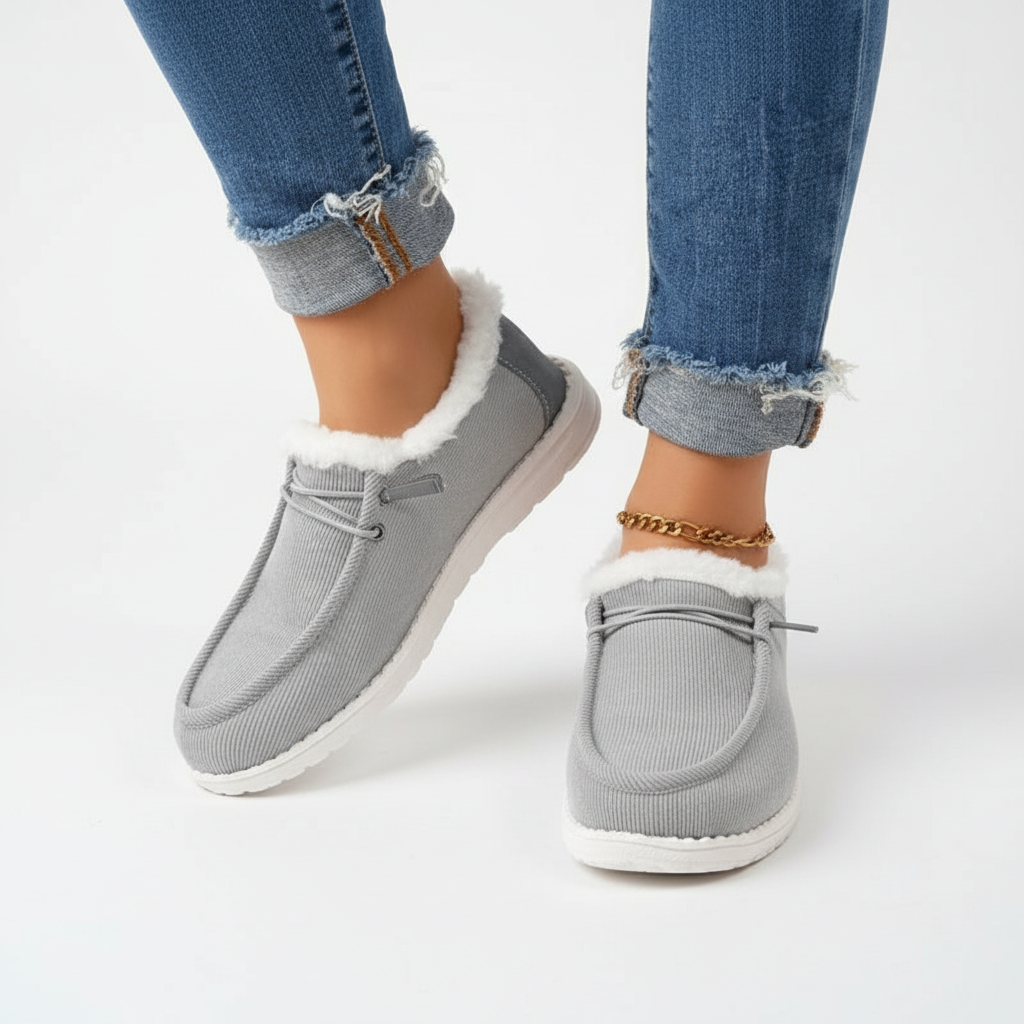 Plüschgefütterte Winter-Schuhe -  Elvira