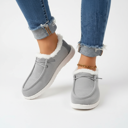 Plüschgefütterte Winter-Schuhe -  Elvira