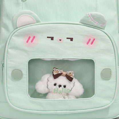 Preppy-Style Tagesrucksack - VisiTote
