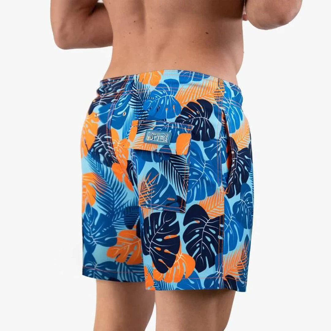 Trendige Herren-Badehose mit Muster – Julien