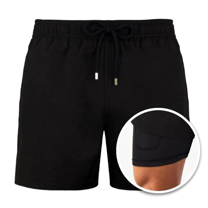 Trendige Herren-Badehose mit Muster – Julien