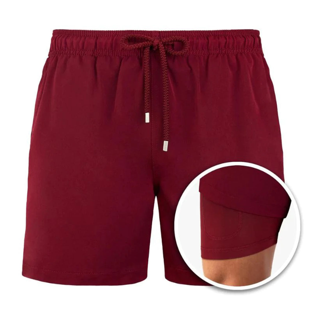 Trendige Herren-Badehose mit Muster – Julien