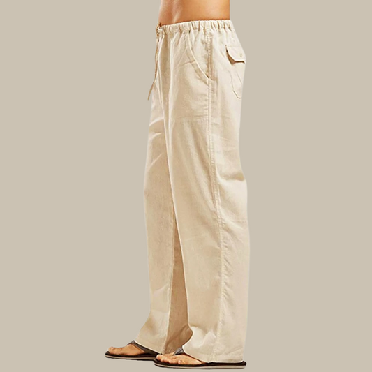 Lässige Sommerhose aus Leinen für Herren – Milan