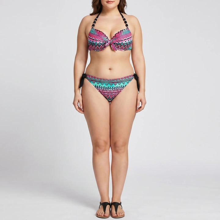 Push-Up-Bikini-Set In Plus-Size - Heidi