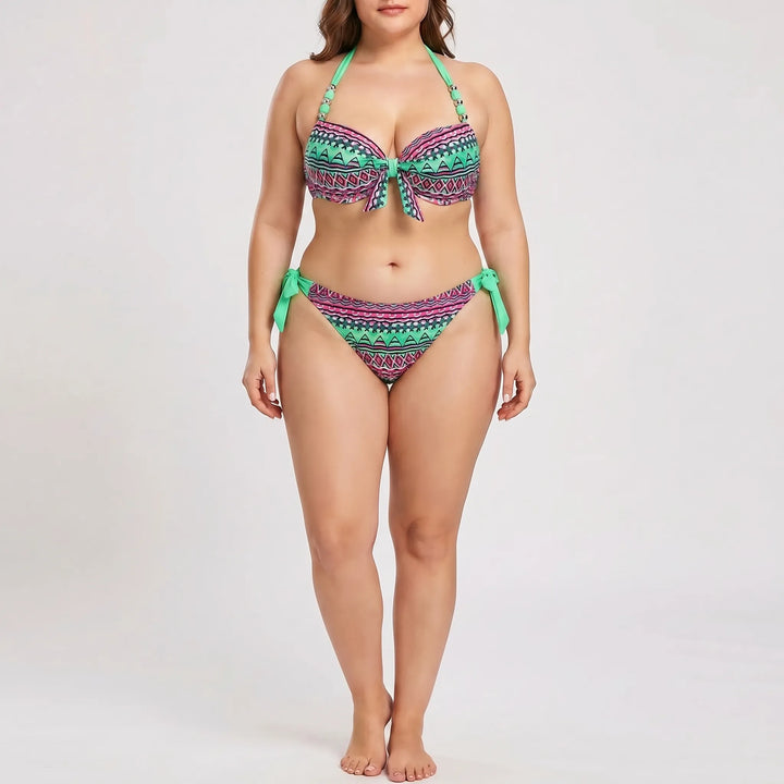 Push-Up-Bikini-Set In Plus-Size - Heidi