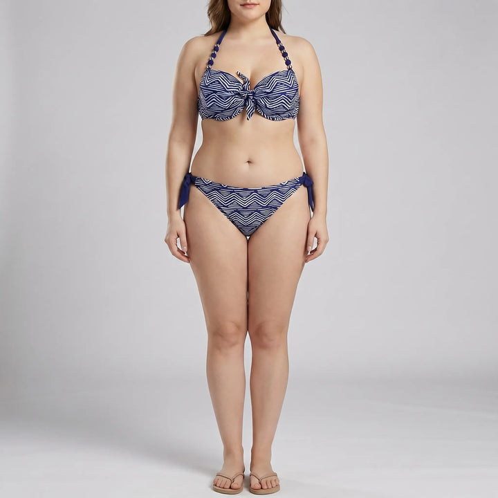 Push-Up-Bikini-Set In Plus-Size - Heidi