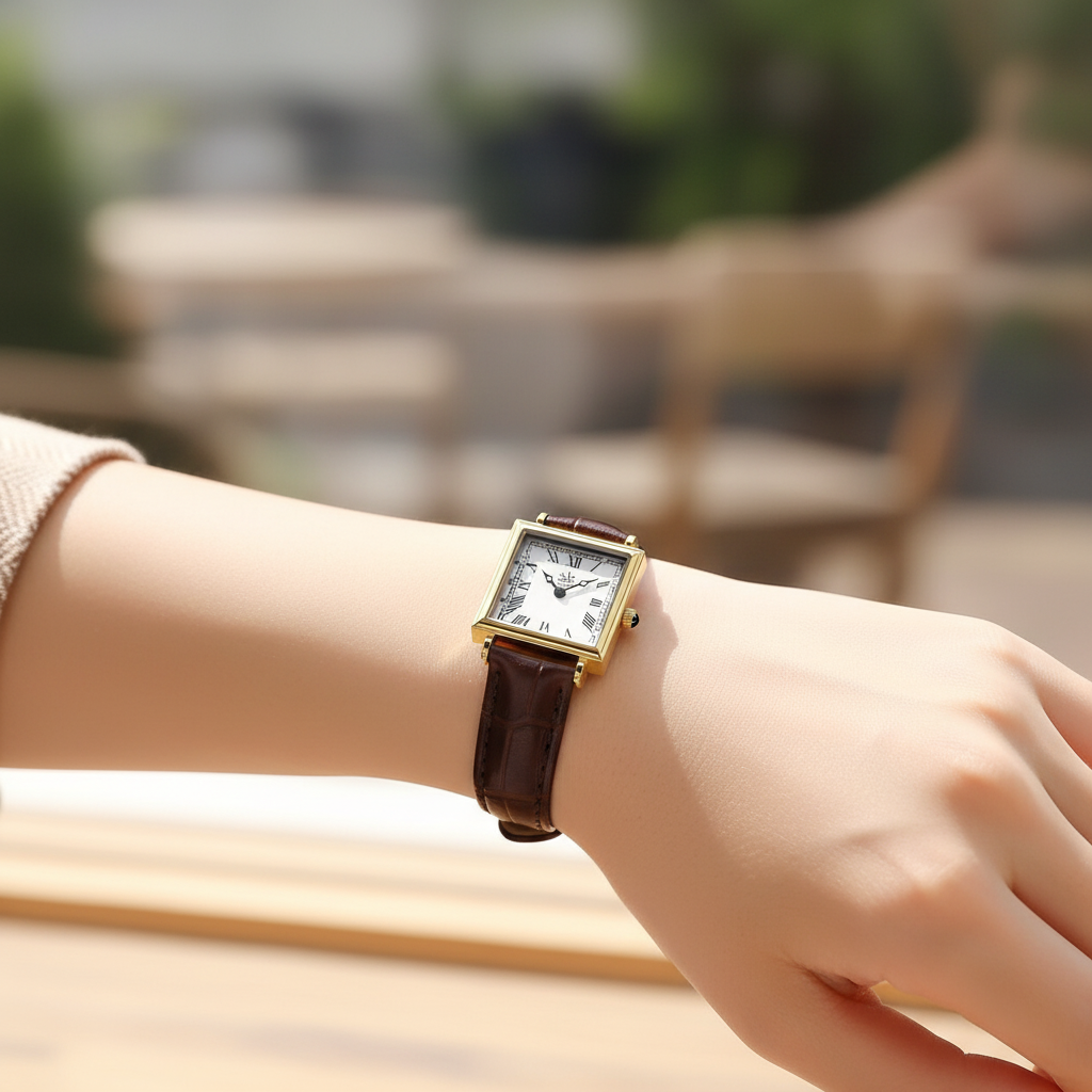 Quadratisches Zifferblatt - ChicTime 