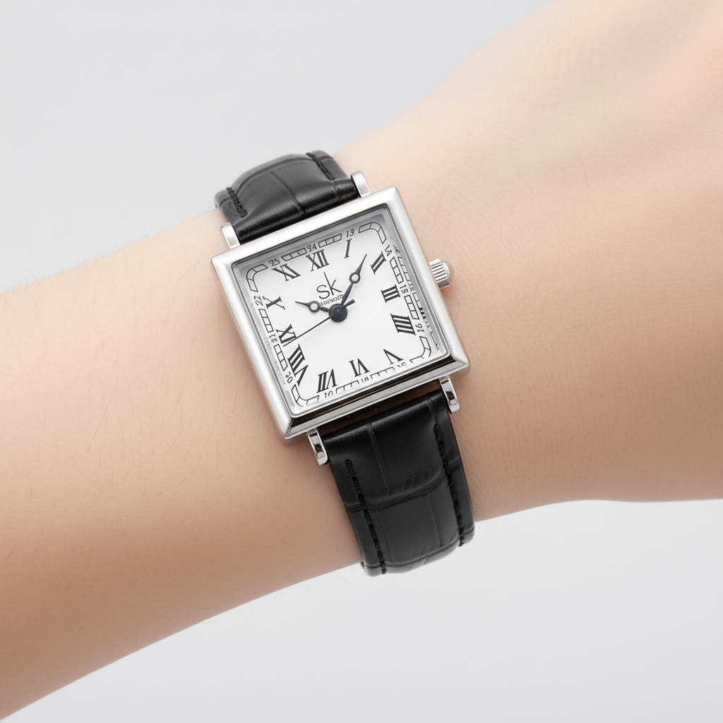 Quadratisches Zifferblatt - ChicTime 