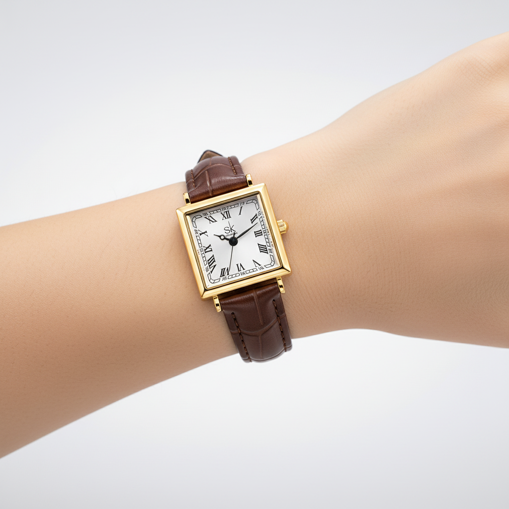 Quadratisches Zifferblatt - ChicTime 