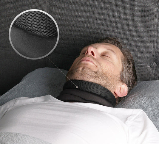 Ergonomische Nackenstütze gegen Schnarchen – Dormiva