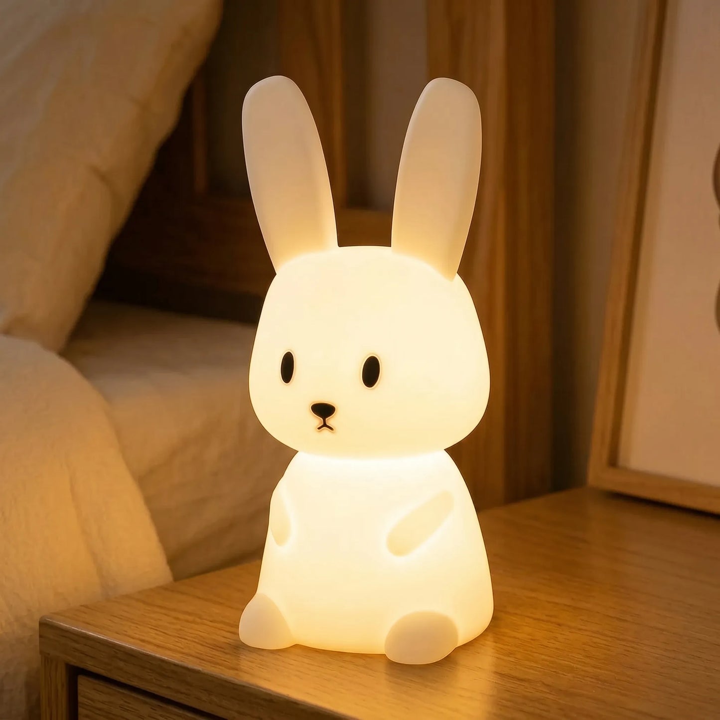 Rabbit-Shaped LED Night Light -  Glowbun
