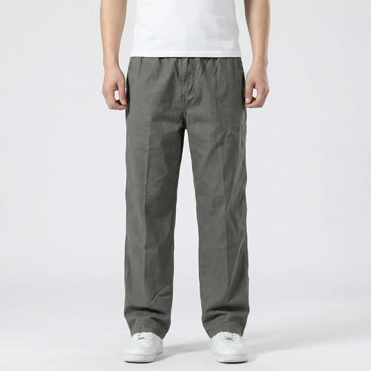 Rechte Cargobroek Met Elastische Taille - Freddie