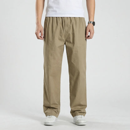 Rechte Cargobroek Met Elastische Taille - Freddie
