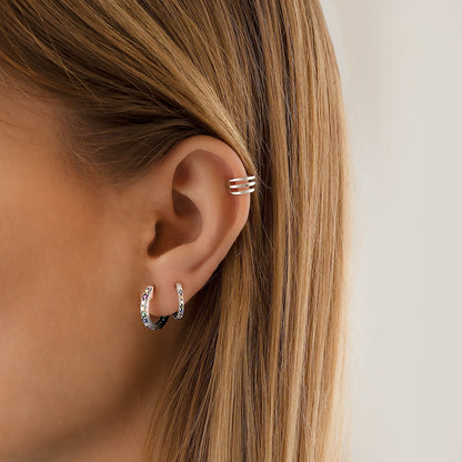 Regenbogenfarbene Creolen - DazzleHoop 