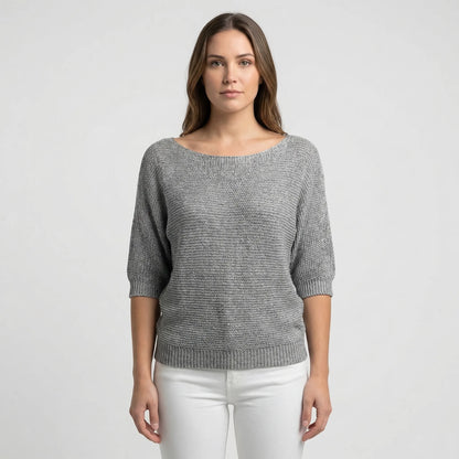 Relaxed Fit Batwing Sleeve Jumper - Janet