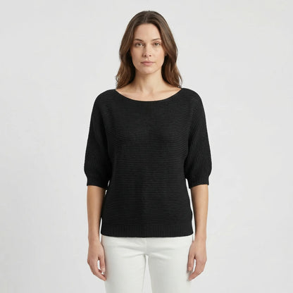 Relaxed Fit Batwing Sleeve Jumper - Janet