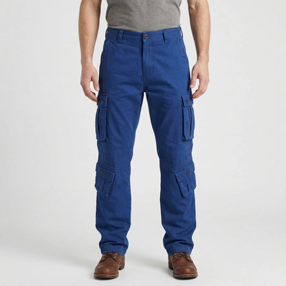Relaxed Fit Multi-Pocket Cargo Trousers - Shane