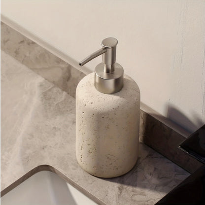 Resin Seifenspender Mit Edelstahlpumpe - Stonelette
