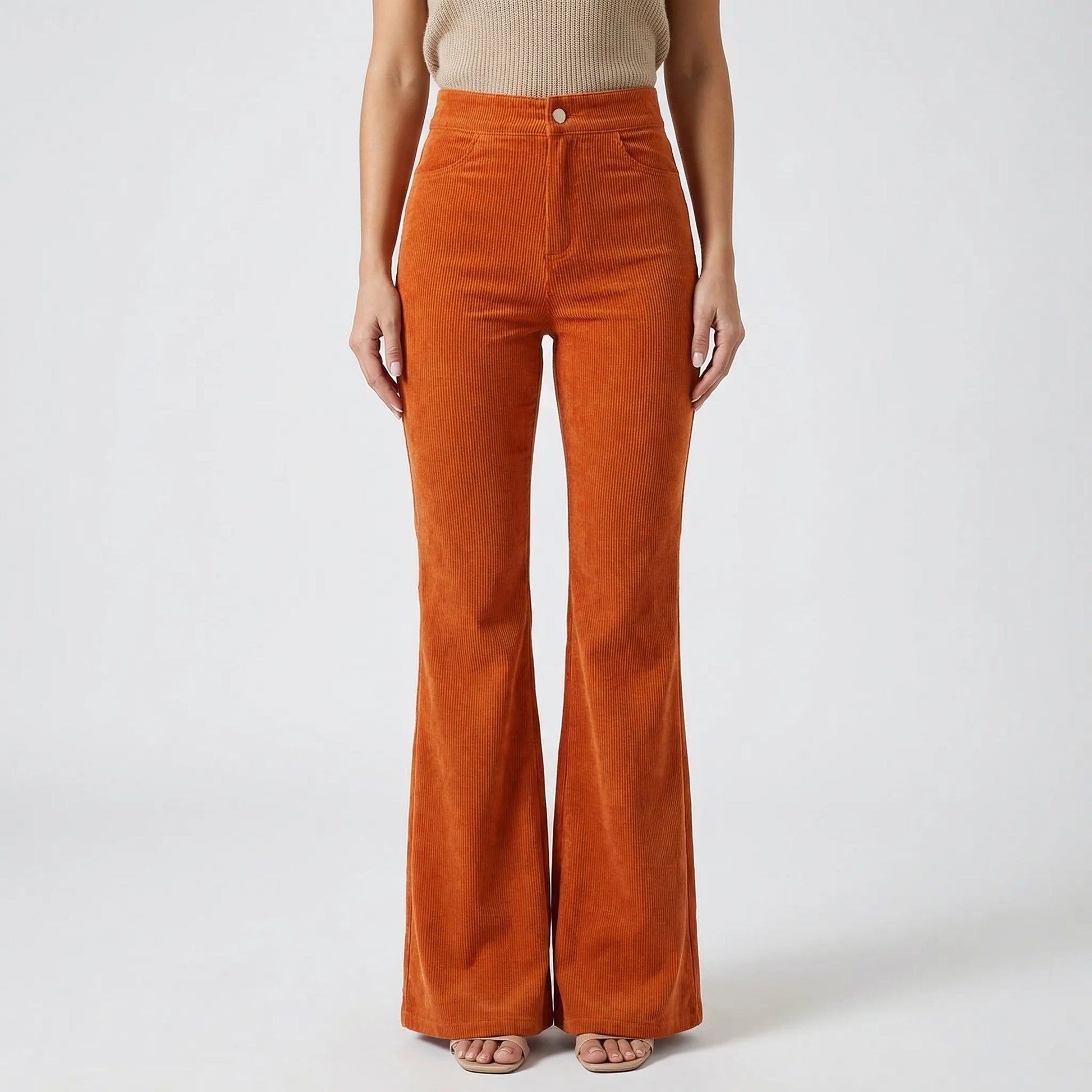 Retro-Inspired Flared Women's Trousers - Kristin