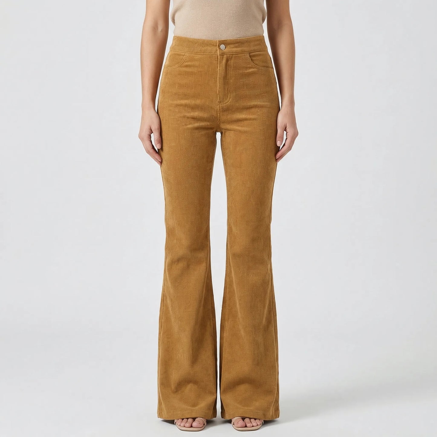 Retro-Inspired Flared Women's Trousers - Kristin