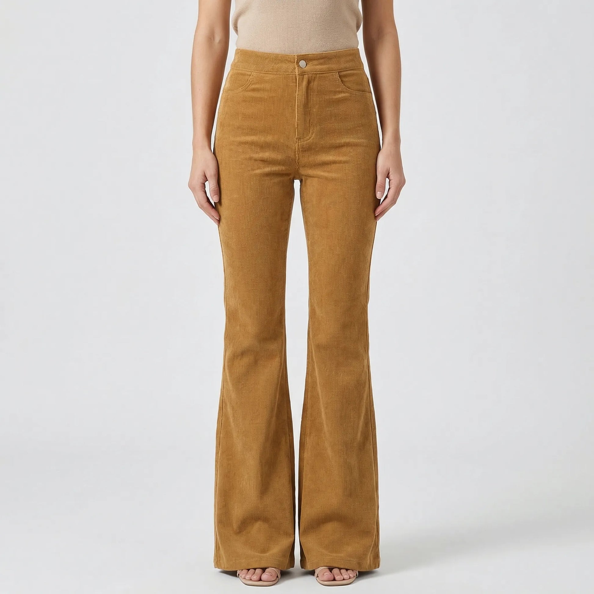 Retro-Inspired Flared Women's Trousers - Kristin